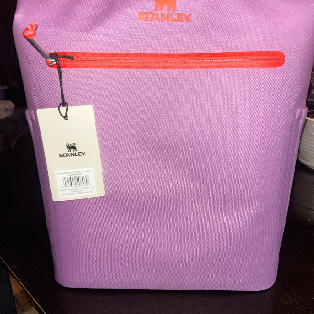 Stanley Purple Backpack with Red Accents